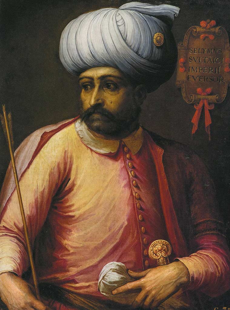 Portrait of Yavuz Sultan Selim I by an unknown painter, c. 1550.